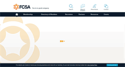 Desktop Screenshot of fcsa.org.uk