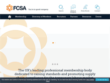 Tablet Screenshot of fcsa.org.uk